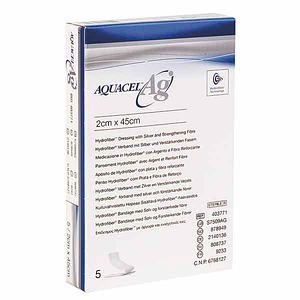 Аквасель лента с усиливающим волокном с серебром (Aquacel Ag)  2х45 см