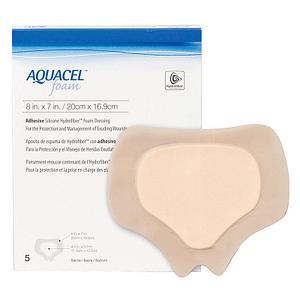 Аквасель Фоум с силиконовым адгезивом (Aquacel Foam, adh) 20 х16,9 см (для крестца)