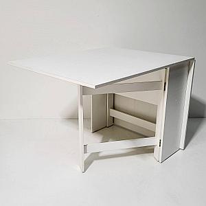 Стол-книжка (белый текстурный)